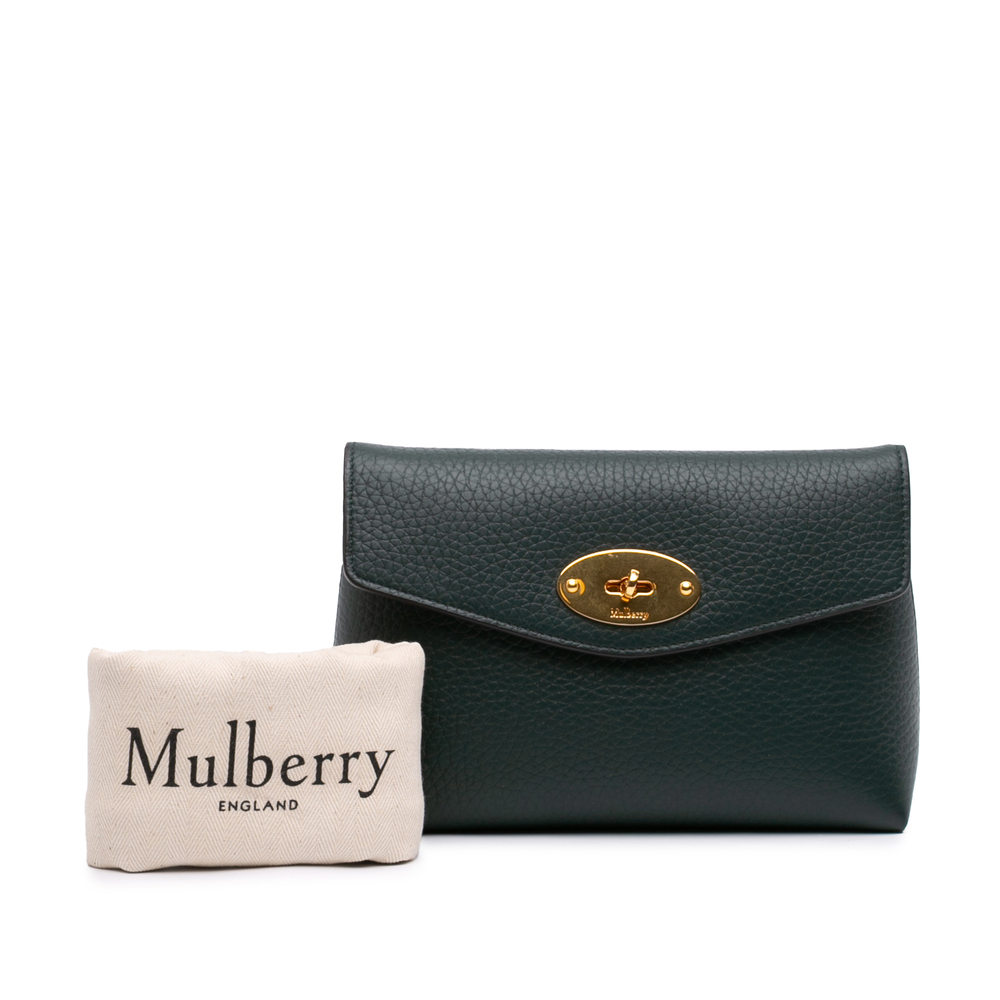 Pre-Loved Mulberry Small Grained Calfskin Darley Cosmetic Pouch - Picture 7 of 7
